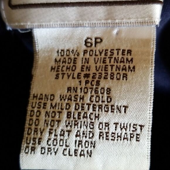 Karin Stevens Petites Floral Blue Dress - Picture 7 of 7